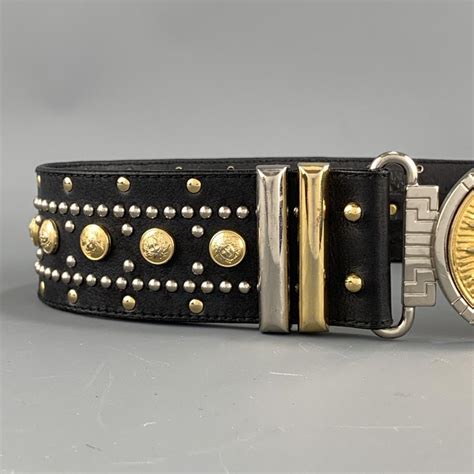 vintage double versace belt